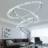 LED lustre Lustres Cristal Luminaire pour salon hôtel Lustre télécommande Suspension lampe chambre décoration