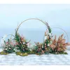 Decorazione per feste Metal Wedding Arch Round Balloon Sfondo Fiore Frame di compleanno Baby Shower Circle Stand