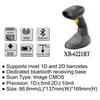 Scanner de codes-barres Bluetooth Syble 2D avec base, scanners XB-6221BT