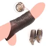 NXY Cockrings Silicone Penis Ring Extender Sleeve Delay Ejaculation Cover Dotted Spike Cock Erection Erotic Sex Toy för män 1208
