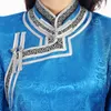 Vêtements ethniques traditionnels Mongoles Femmes rétro col montant tang costume style Costumes robe nationale Adulte asie élégant haut brodé
