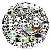 50pcs Cartoon Panda Lot w naklejkach ściennych Graffiti do butelek Motocykl Meble Dzieci039s Toys Bagaż deskorolki Lable4859407