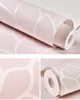 Bakgrundsbilder 53 * 100cm Europeisk stil Non-woven Wallpaper Classic Wall Paper Roll Vit Rosa Wallcovering Luxury Floral