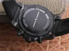 Luxe horloge 45 mm 2824top GF roestvrijstalen kast nylon riem saffier krasbestendige spiegel automatische mechanische beweging mannen horloges