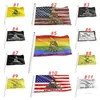 Banner Flaggor 21 Design 3x5 FT 90 * 150cm US Amerikanska Inget Steg på Snek Yellow Snake Banner American State Flag T2I52247