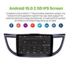 Android 10.0 Auto-DVD-Radio Multimedia-Player GPS für 2011–2015 Honda CRV, unterstützt Aux TPMS DVR 1080P Video