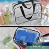 Portable étanche trousse de maquillage voyage trousse de toilette PVC transparent sacs à cosmétiques pochette organisateur femmes beauté étui lavage prix usine conception experte qualité