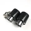 1PCS Akrapovic Carbon Pipe Multi IN 54 57 60 63 66mm OUT 114mm Exhaust End Pipes AK Car Tail Tips Muffler