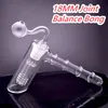 Mais barato martelo vidro bong nargudão em linha braço árvore percolator tubos de fumantes portáteis Bubbler cachimbo de água com 18mm de queimador de óleo de vidro masculino Pinco por atacado