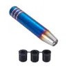 18cm / 13cm Lange Auto Shift Knop Gear Stick Knop Handvat Shifter Handleiding Automatische transmissie Gear Knop Blauw Chrome Aluminium