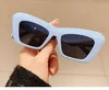 Moda gato ojo gafas de sol mujeres vintage jalea color gafas diseñador de la marca hombres tendencias tonos UV400 gafas de sol azules