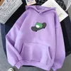 Winter Skateboard Frog Oversized Sweatshirt Mannen en Vrouwen Hoodies Harajuku Warm Pullover Trekkoord Roze Dames Koreaanse stijl 210721