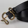 Designer Brand Fashion high quality Tiger Design Alloy Black Leather Men Belt Jeans Causal Pants Men women Belt size 105-125cm