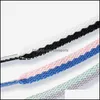 Shoe Parts & Accessories Shoes 120 Cm Candy Color Shoelace Sports Laces Fashion Casual Canvas Polyester Shoelaces Flat Strings Drop Delivery