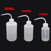 Fournitures de laboratoire Capacité Tattoo Squeeze Bottle Clean Transparent White Plastic Green Liquid Soap Laboratory Equipment Measuring 150/250 / 500ML