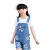 Verkoop Kids Overalls Lente Herfst Denim Jumpsuit Kinderen Katoenen Losse Blauwe Jeans Overall Gratis 210622