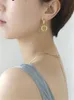 Dangle Lustre Kshmir 2022 Mode Femmes C - String Métal Boucles D'oreilles Ronde Simple Or Fille Chic Bijoux Cadeau 228FJ-1