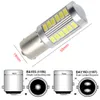 2x White Red 1156 BA15S 1157 Bay15D H4 P21 5W 33SMD Lights 5730 LED Auto Rem Tail Lampen Draaien Signaal Auto Achter Reverse Bollen DRL