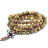 Authentique Vietnamien Agarwood Encens 108 Perles de 6-8mm Fashion Prière Méditer Bracelets Men Bijoux Bracelet en bois 0300 Perlé, Strands