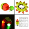 Esportes ao ar livre pescando asessories 1pc luminoso flutuante 40g100g flutuador de espuma Verde Led Night Night Head Electronic Anticolision L8517329