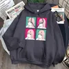 Dessin animé Zéro Deux Anime Imprimer Hoodies Homme Causal Lâche Sweats Hiver Automne Polaire Harajuku À Manches Longues Poches Streetwear H1227