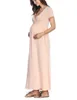 Maternity Dresses Clothes Pregnancy Dress for Pregnant Women Spring Summer Clothing Mummy Long Po Props 210922