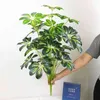 75cm 24 cabezas grandes plantas tropicales de Monstera artificiales hojas de palmera falsas follaje de selva de plástico para la decoración del jardín del hogar 211104