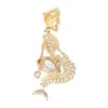 Halloween crâne Broche femmes Broche Femme sirène Broche couronne squelette cristal unisexe or fête bijoux cadeau mode H10188084660