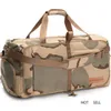 Camo Foldable Travel Duffel Bag with Shoes Compartment for Men Women Waterproof Workout Sports Gym