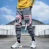 2020 Harajuku Basculador Calças Homens Hip Harem Track Streetwear Fino Sweatpant Calças Calças Harem Calças X0723