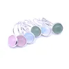 Silver Plated 10mm Pink Rose Quartz Healing Crystal Charms Earrings Geometric Natural stone Earring For Women Jewelry
