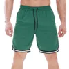 Shorts masculinos para treino de musculação, malha leve e respirável para o verão, calças curtas de praia M-XXXL masculinas