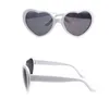 beach Womans Sunglasses Luxury Mens Sun glasses Heart shaped men Designer eyeglass Gradient Metal hinge Fashion women spectacles glitter2009