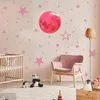 435 Stück leuchtende Sterne Wandaufkleber für Kinderzimmer Dekor Glow Moon Deckenaufkleber Kinder Home Dekoration Zubehör Set 211217