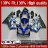 Тело для инъекций формы для Honda CBR 600F4I 600CC 600 Silvery Blue F4i FS CC F4 I 04-07 55NO.227 CBR600F4i CBR600FS 2004 2005 2006 2007 CBR600 F4i 04 05 06 07 OEM Обтекивает комплект