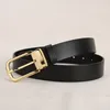 Fashion Luxury Belts For Men Women Big Gold Sliver Black Buckle 2022 Designer Genuine Leather Belt Classical Ceinture 2.0cm 2.8cm 3.4cm 3.8cm Width With Box