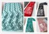 5 Yards/Lot Top Verkauf Rot Französisch Net Spitze Stoff Stickerei spiel Perlen Afrikanische Mesh Material für Dressing QN79
