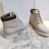 2021 Marka Designer Ladies Boots Martin Boot Frosted Calfskin One Bodyboots antypoślizgowe Buty zimowe Botki 35-40