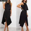 Fashion two piece set solid color tops&skirt high waist elegant women outfits office casual streetwear 2 210515