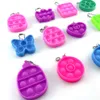 Nuovo Mini Push Bubble Sensory Toy Autism Needs Squishy Stress Reliever Giocattoli per adulti bambino divertente anti-stress IT Fidget Keychain DHL spedizione CJ05