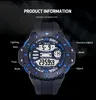 Mens Digital Wristwatches Waterproof Smael Sport Watches Alarm Shock Clock Led Watch Men Digital 1519 Military Watches Army Men Q0524