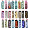 Neoprene Ice Cream Tools Popsicle Sleeves Insulated Freezing Icypole Holders for Children's Summer Cactus, Sunflower, Dog, Tie-dye 48 Colors