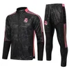 2122 Real Madrid Full Zipper Football Tracksuit Training Suit Men Polo Chandal Futbol Hazard Asensio Isco fotbollsöverlevnad TR3959212