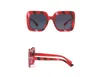 2021 Designer Retro Square Sunglasses Women High Quality GLITTER Rainbow Color Stripe Hipster Summer Sun Glasses Shades328V