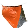 Imperméable à l'eau en plein air couverture d'urgence sac de sommeil Camping Gear sacs voyage premiers secours survie abri Y7X9 stockage