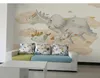 Wallpapers Bacaz Cartoon Animal Animal papel de parede Mural 3D Wall PO para crianças Sofá do sofá de fundo decoração de papel elefante