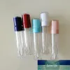 Emballage de brillant à lèvres de maquillage en gros 8 ml tubes de brillant à lèvres vides ronds bouteilles de brillant à lèvres transparents conteneurs tube de brillant à lèvres rose rouge LZ0191