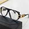 Heren- of dameszonnebril Adumbral MOD163 mode klassiek zwart en transparant slangenleer frame designer originele bril heren topkwaliteit