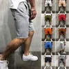 Mens Home Gym CrossFit Shorts Wild Stijl Effen Kleur Gescheurde Atletische Korte Broek Jogger Training 10 220301