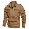 Giacca in pelle da uomo Cappotto invernale Street Fashion Abbigliamento casual Drsigned Giacca da moto con ampia tasca con cerniera Giacche da moto per uomo 211008